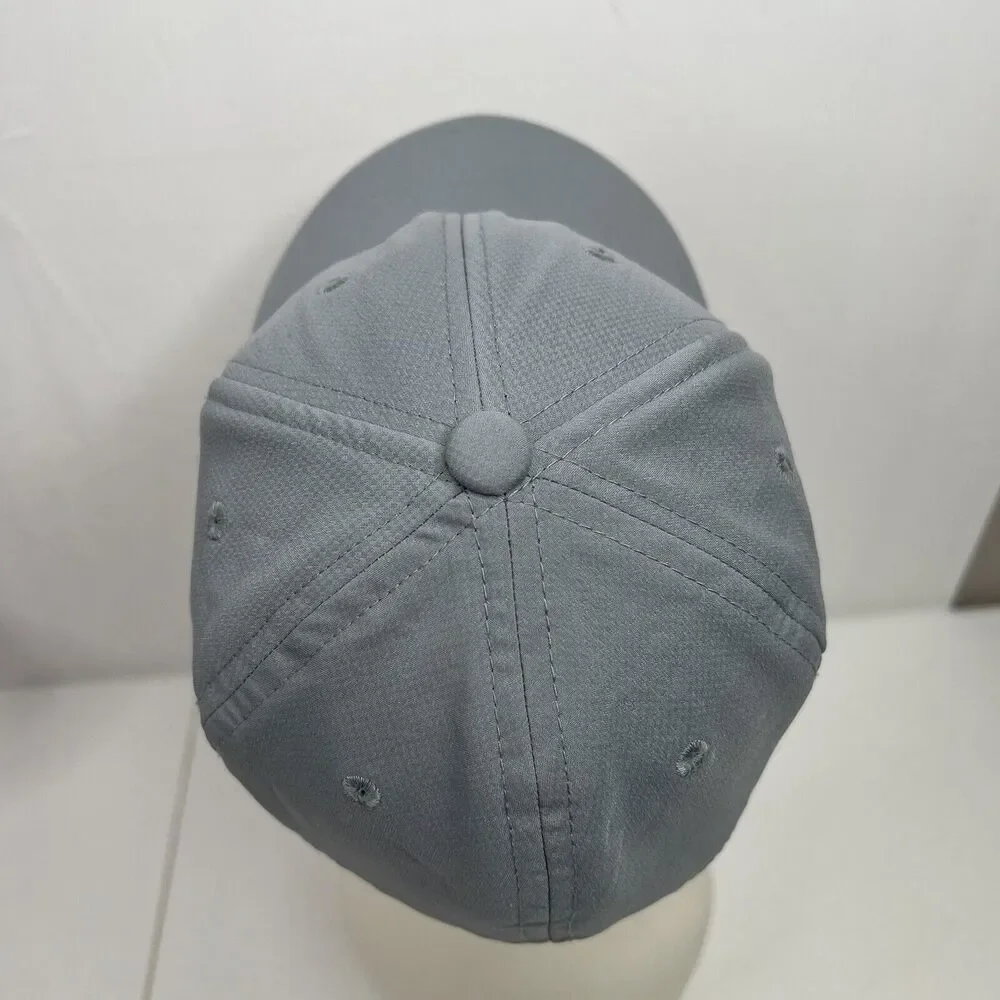 Under Armour Youth S/M‎ Hat Headline Stretch Fitted Grey Cap Back Spell Out